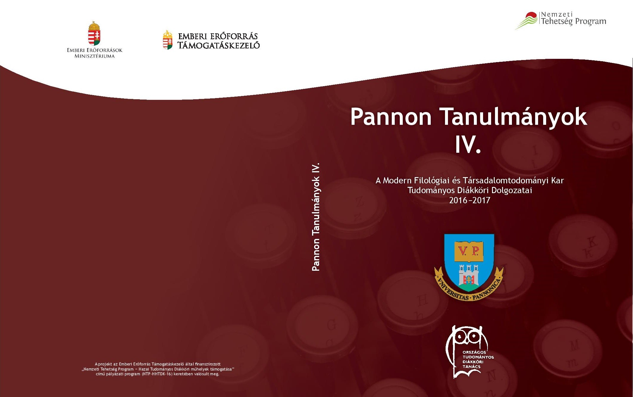 Pannon Tanulmanyok IV